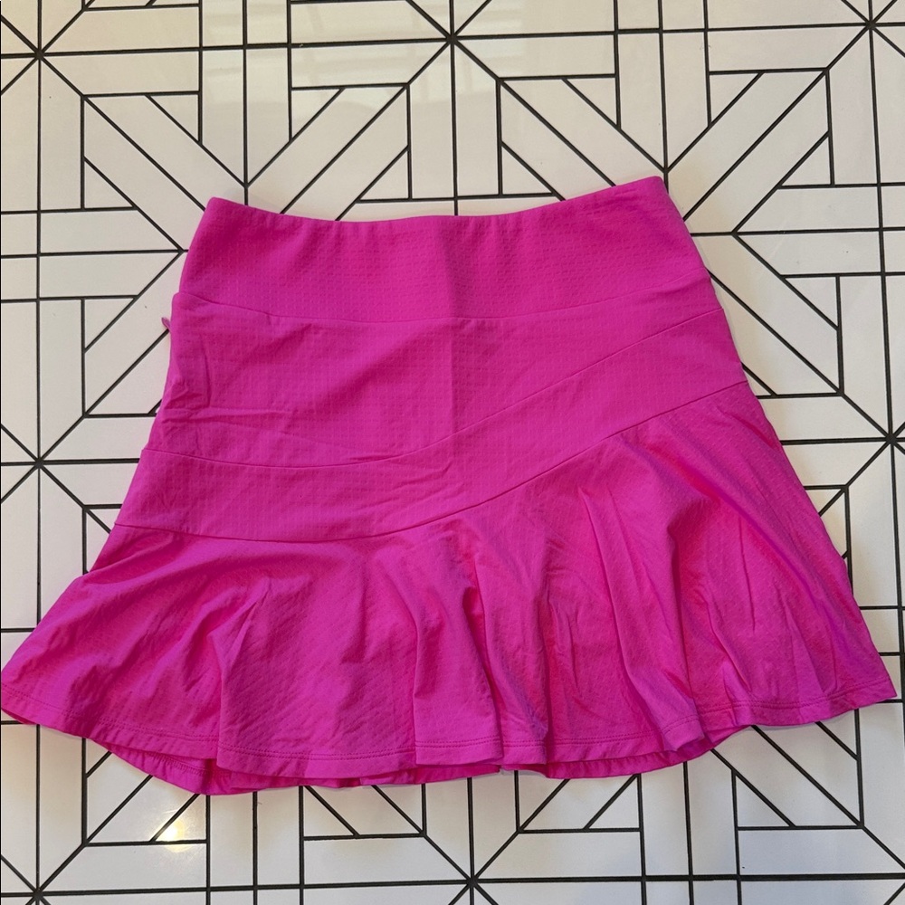 IBKUL Vibrant Pink A-Line Skirt